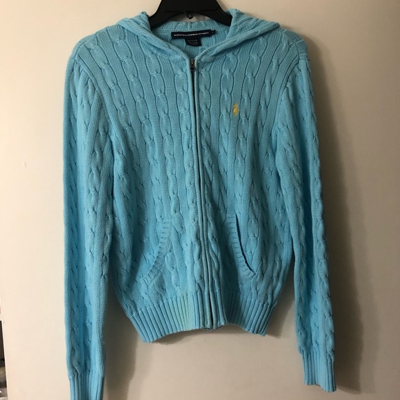 Polo Ralph Lauren Jackets & Blazers - Ralph lauren sport, long-sleeve, zip-up, hooded sweater jacket. size large.
